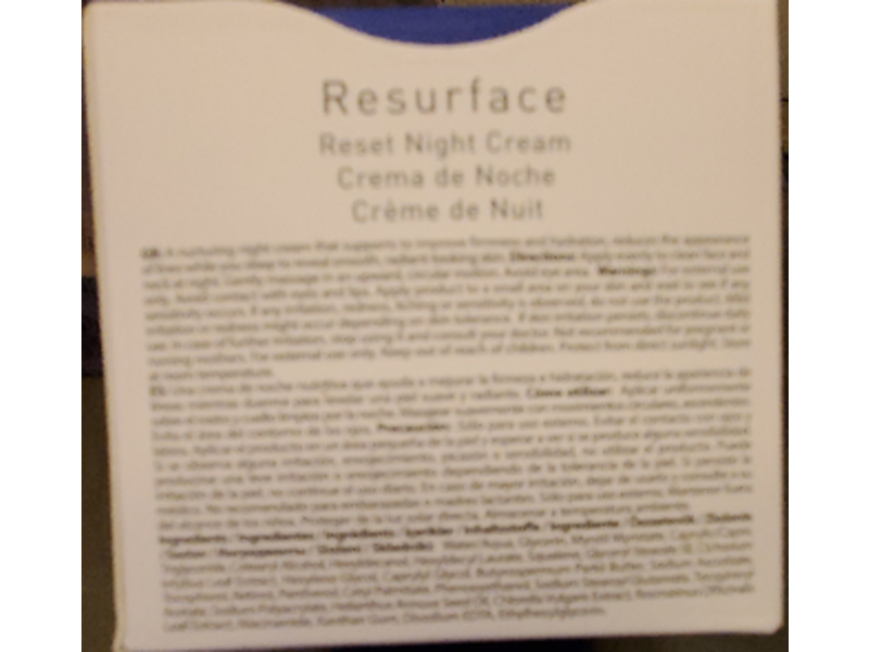 Farmasi Dr. C. Tuna Reset Night Cream, Resurface,1.7 fl oz/50 mL