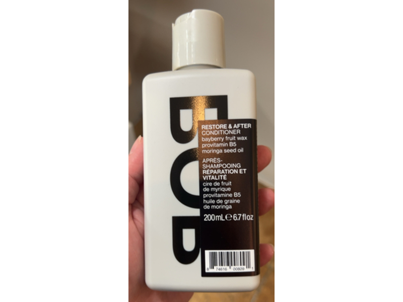 Bob Restore & After Conditioner, Bayberry Fruit Wax+Provitamin B5 & Moringa Seed Oil, 6.7 fl oz/200 mL