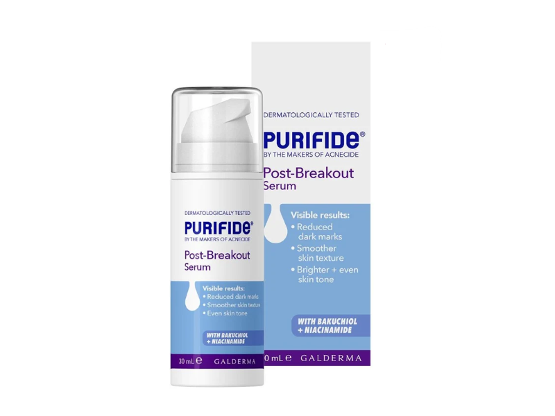 Purifide Post-Breakout Serum, Bakuchiol + Niacinamide, 30 mL
