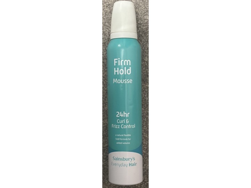 Sainsbury's Firm Hold Mousse Curl & Frizz Control, 200 mL
