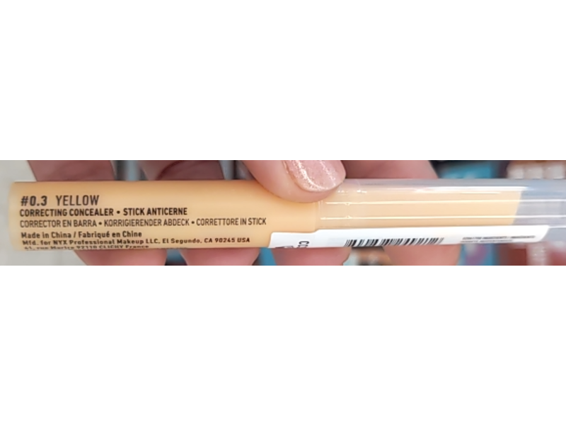 Nyx Professional Makeup Pro Fix Stick Correcting Concealer, 0.3 Yellow, 0.05 oz/1.4 g