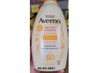 Aveeno Protect + Hydrate All-Day Hydration Sunscreen, SPF 60, Prebiotic Oat, 12 fl oz/354 mL - thumbnail 2