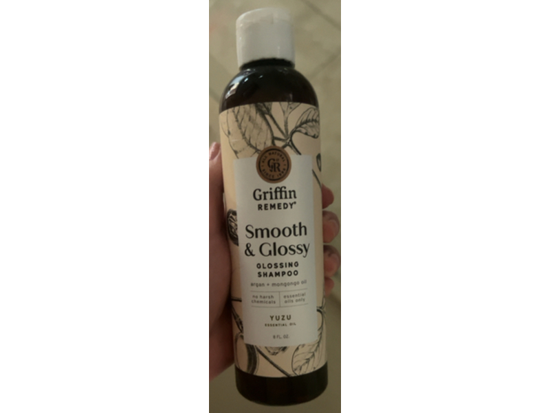 Griffin Remedy Smooth & Glossy Glossing Shampoo, Yuzu Essential Oil, 8 fl oz