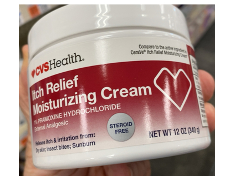 CVS Health Itch Relief Moisturizing Cream, 12 oz/340 g