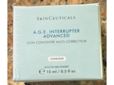 SkinCeuticals A.G.E. Interrupter Advanced Anti-Wrinkle Face Cream, 0.5 fl oz/15 mL