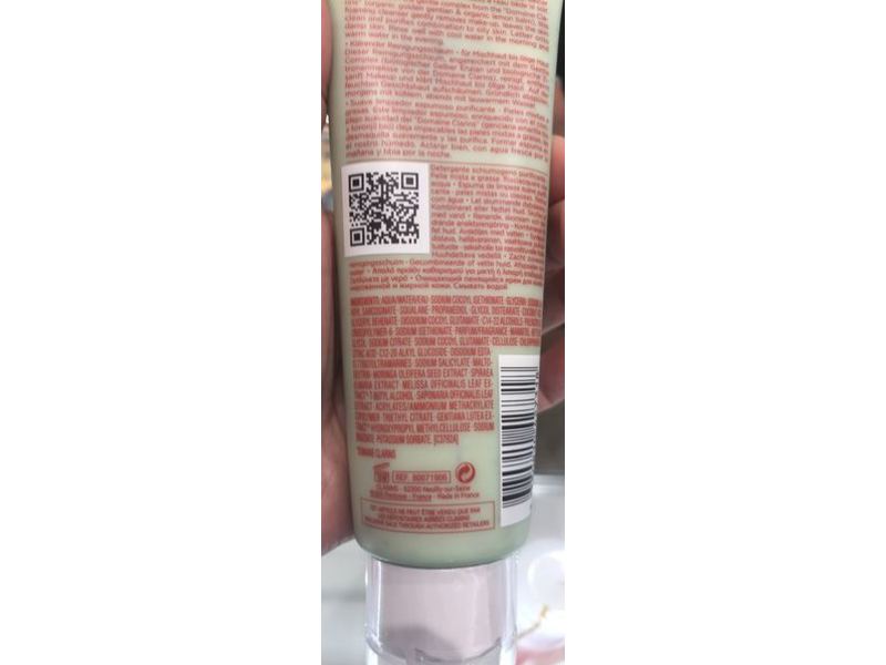 Clarins Purifying Gentle Foaming Cleanser, Anti-Pollution, 4.2 oz/125 mL