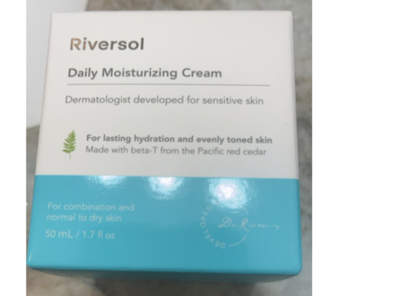 Riversol Daily Moisturizing Cream, 1.7 fl oz/50 mL