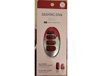 Dashing Diva Glaze Semi-Cured Gel Nail Strips Kit, Ruby Red Apple, 32 Count - Image 3