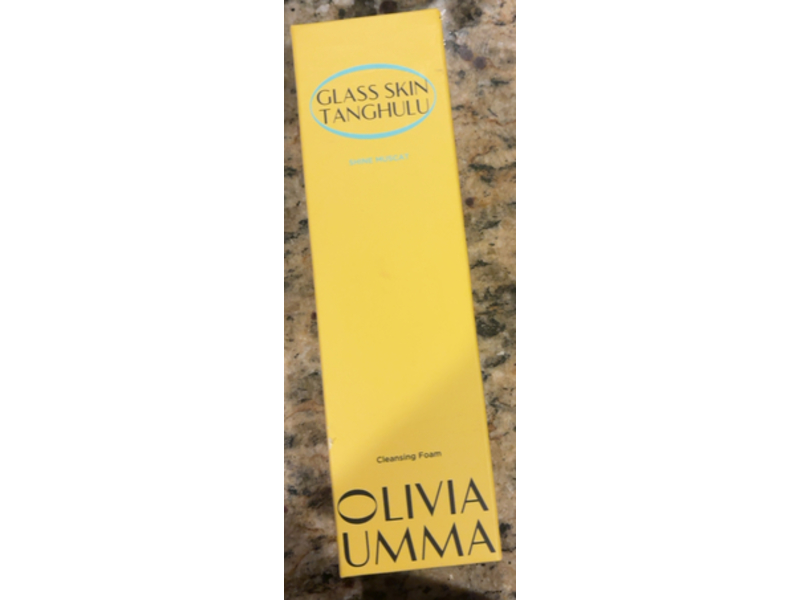 OliviaUmma Glass Skin Tanghulu Cleansing Foam, Shine Muscat, 4.05 fl oz/120 mL