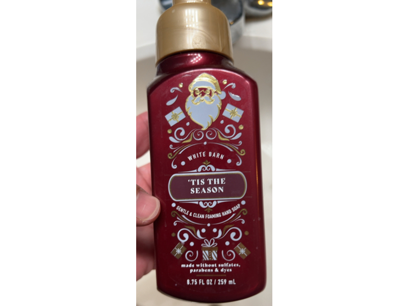 White Barn Gentle & Clean Foaming Hand Soap, Tis The Season, 8.75 fl oz/259 mL