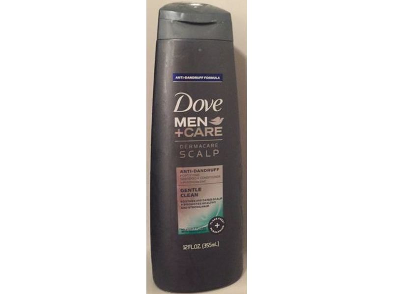 Dove Men + Care Dermacare Scalp Anti-Dandruff Fortifying Shampoo + Conditioner, 12 fl oz/355 mL
