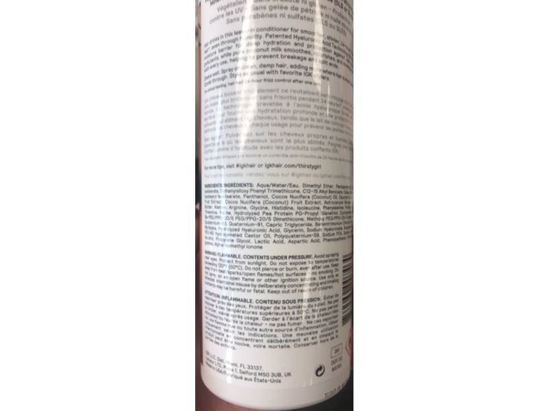 Igk Thirsty Girl Leave-in Conditioner, Coconut Milk, 5 oz/179 mL