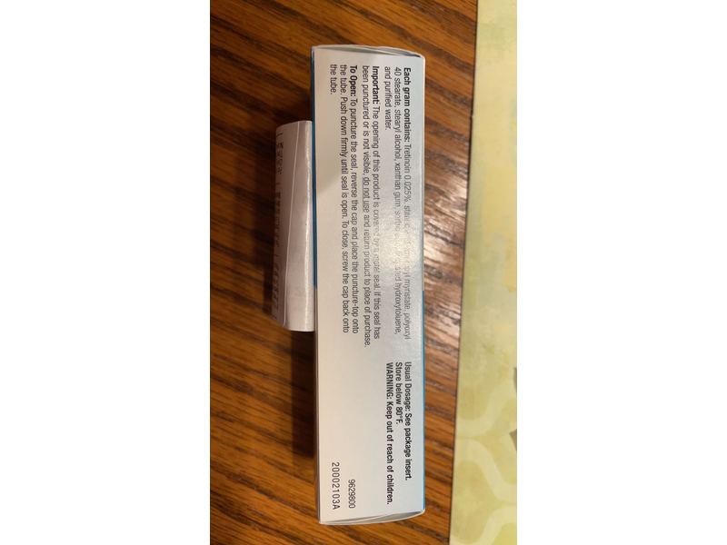 Tretinoin Cream 0.025%, 20 g Mylan (RX)
