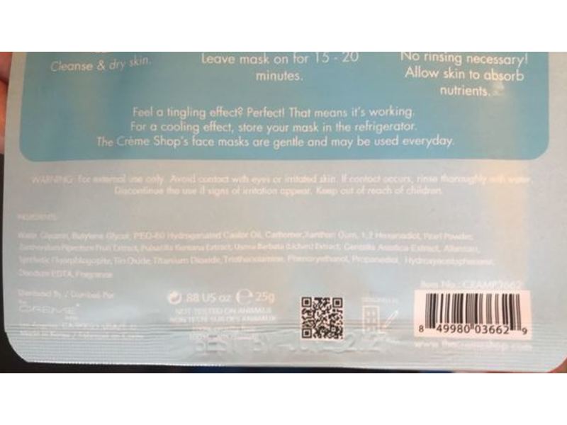 The Creme Shop Glow up, Skin! Unicron Facial Mask, Special Edition, Rainbow Shimmer Essence, 1 Count