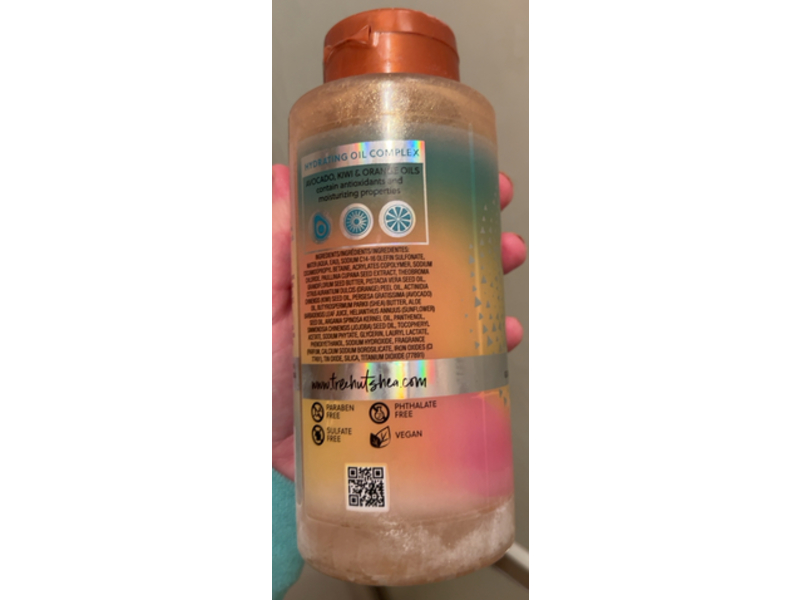 Tree Hut Tropic Glow Firm + Tone Sparkling Gel Wash, Hydrating Oil Complex, 18 fl oz/532 mL