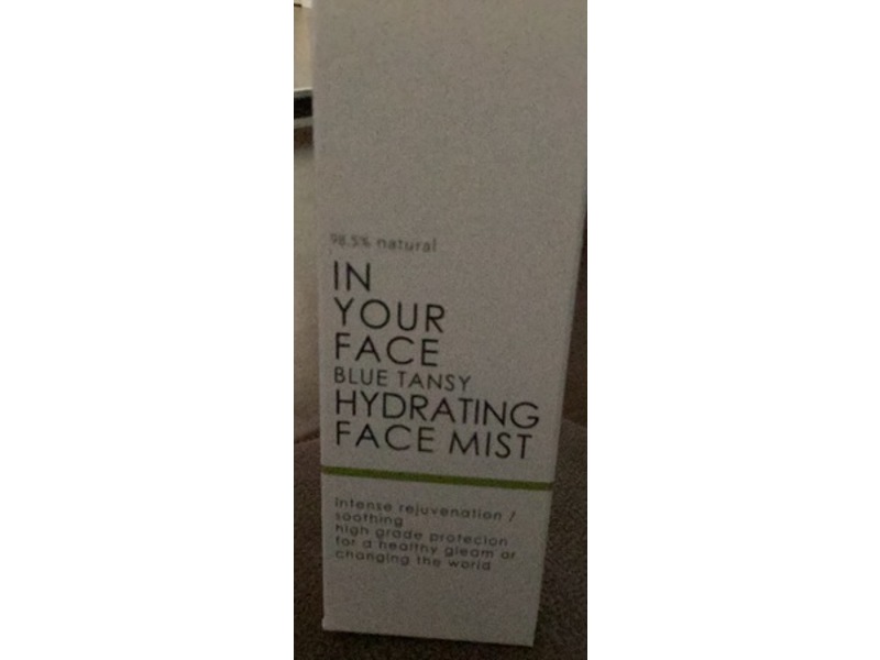 In Your Face Blue Tansy Hydrating Face Mist, 2 fl oz/60 mL