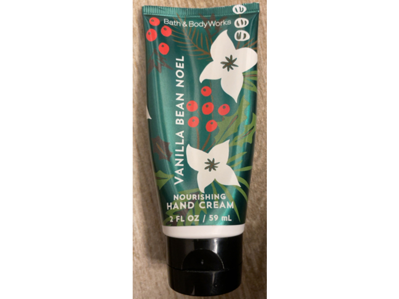 Bath & Body Works Nourishing Hand Cream, Vanilla Bean Noel, 2 fl oz/59 mL
