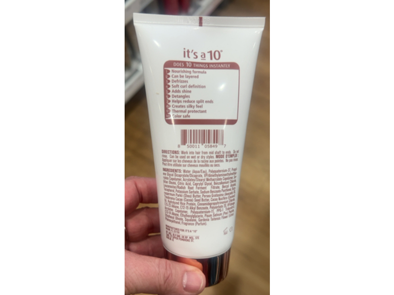 It's A 10 Coily Miracle Moisture Cream, 5 fl oz/148 mL