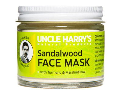 Uncle Harry's Face Mask, Sandalwood, 1.25 oz/35 g