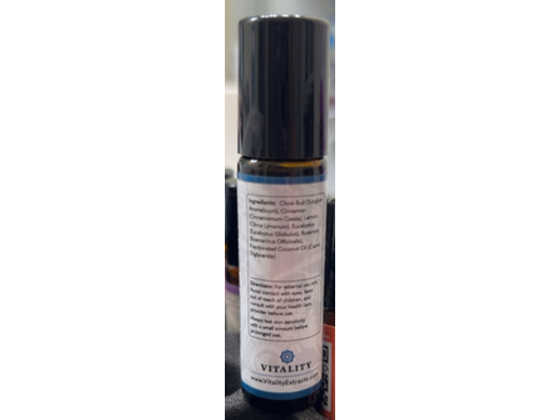 Vitality Extracts Pure Essential Oil Blend, Immunity, 10 mL