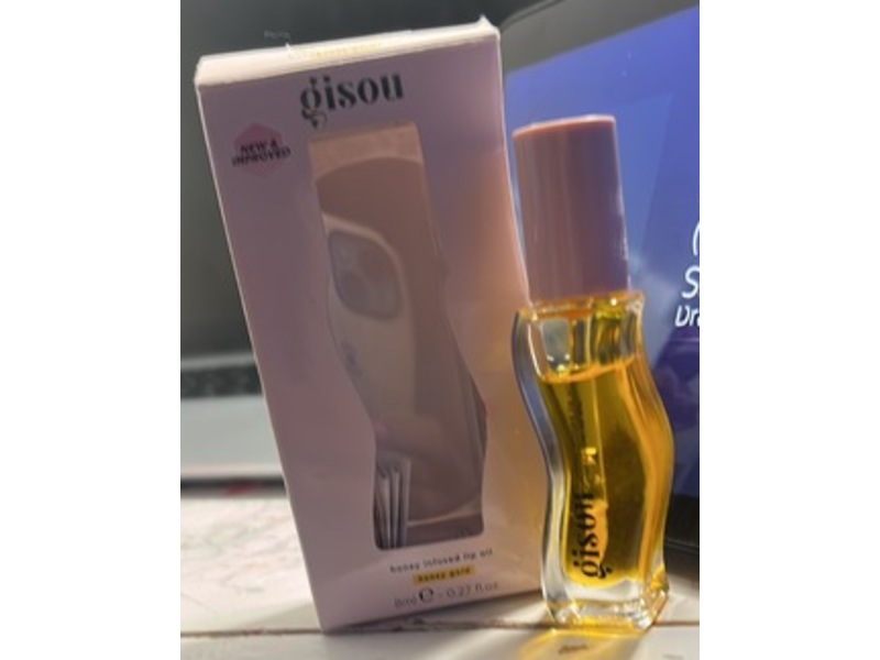 Gisou Honey Infused Lip Oil, Honey Gold, 0.27 fl oz/8 mL