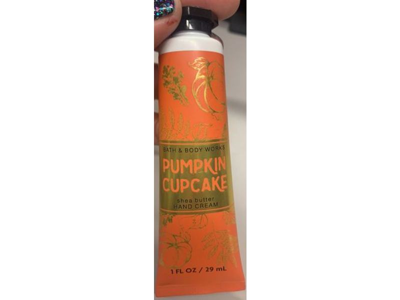 Bath & Body Works Pumpkin Cupcake Hand Cream, Shea Butter, 1 fl oz/29 mL, Pack Of 3