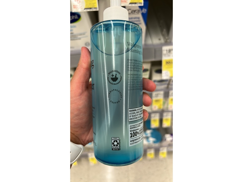 Walgreens Foaming Facial Cleanser, 13.5 fl oz/400 mL