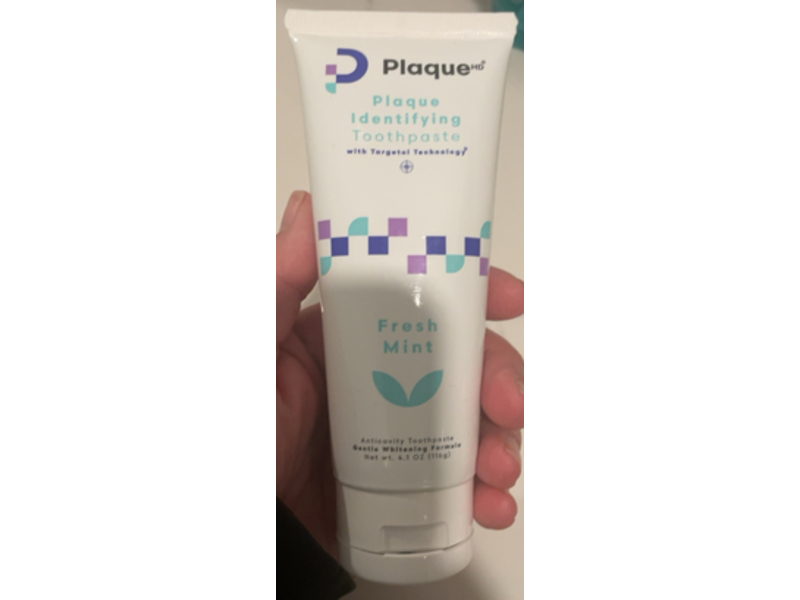 Plaque Identifying Toothpaste, Fresh Mint, 4.1 oz/116 g