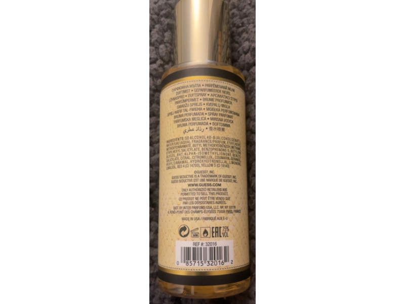 Guess Seductive Fragrance Mist, 8.4 fl oz/250 mL