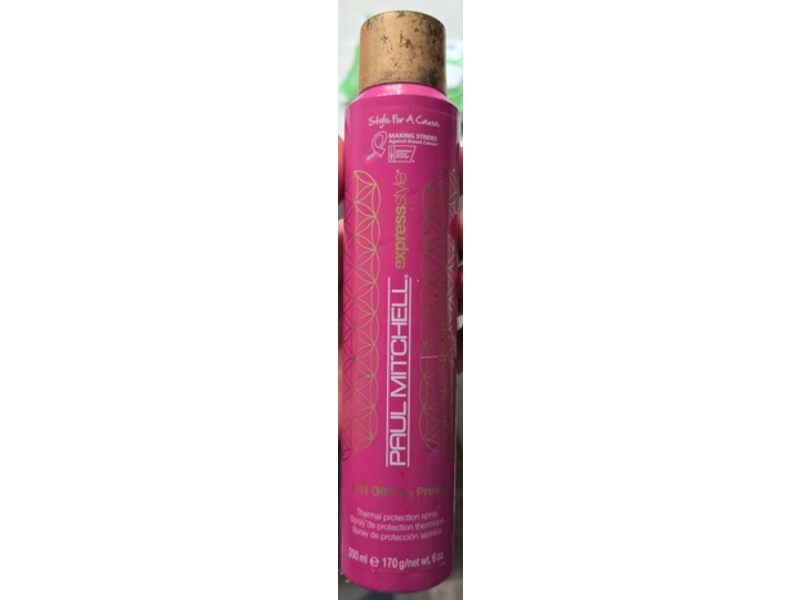 Paul Mitchell Express Style Hot Off The Press thermal protection Hair Spray, 6 oz/200 mL