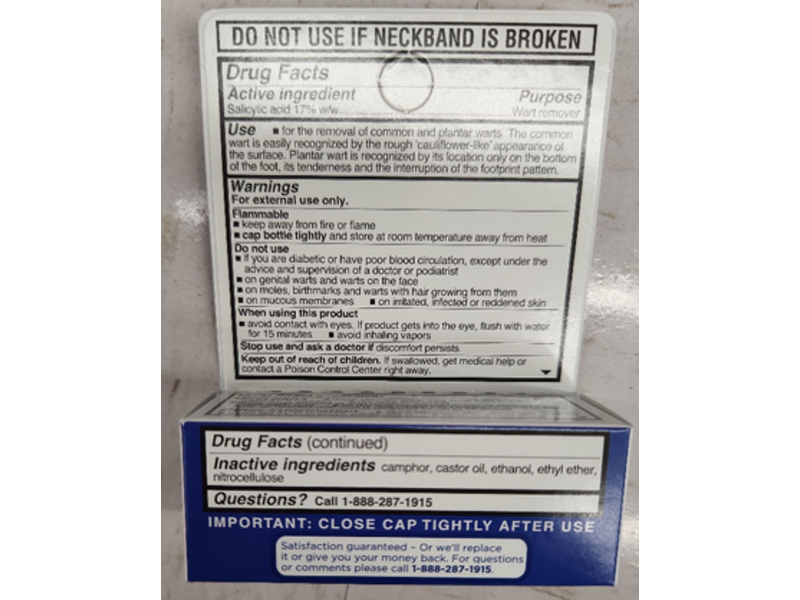 Equate Wart Remover Salicylic Acid, Max Strength, 0.31 fl oz/9 mL