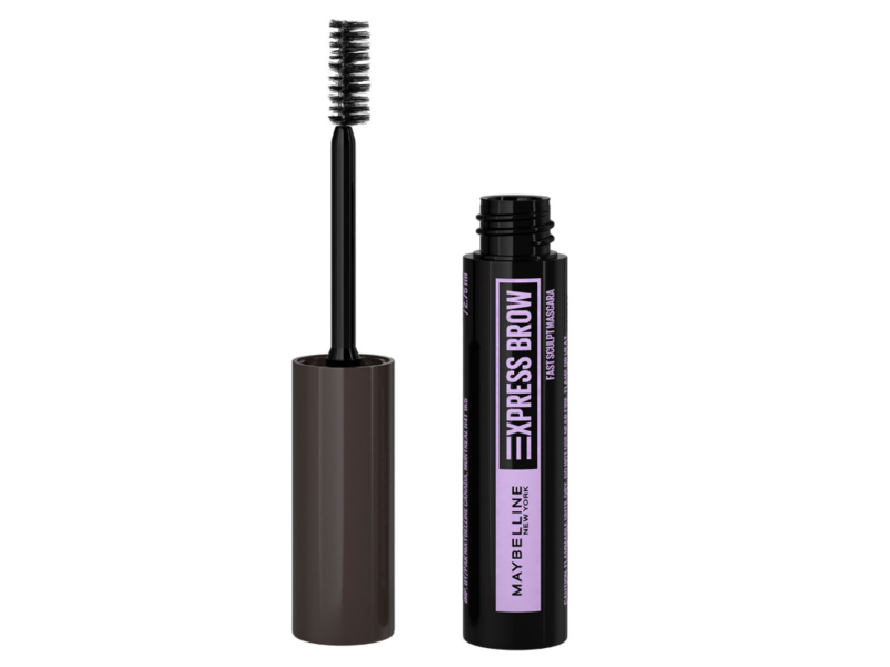 Maybelline Express Brow Fast Sculpt Gel Brow Mascara, Warm Brown, 0.09 fl oz/2.75 mL