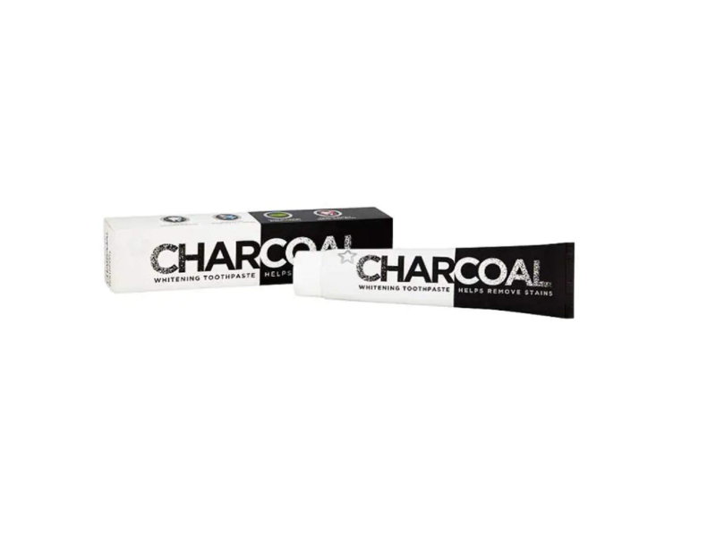 Superdrug Whitening Toothpaste, Charcoal, 75 mL