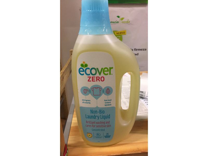 Ecover Zero Non-Bio Laundry Liquid, 1.5 L