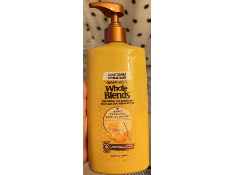 Garnier Whole Blends Repairing Conditioner, Honey Treasures, 26.6 fl oz/786 mL