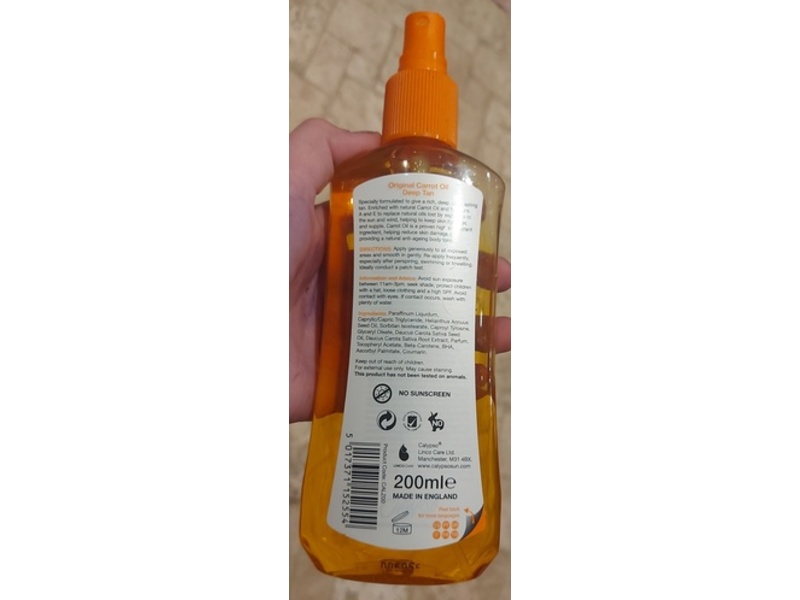 Calypso Carrot Oil Tan Extender, 200 mL