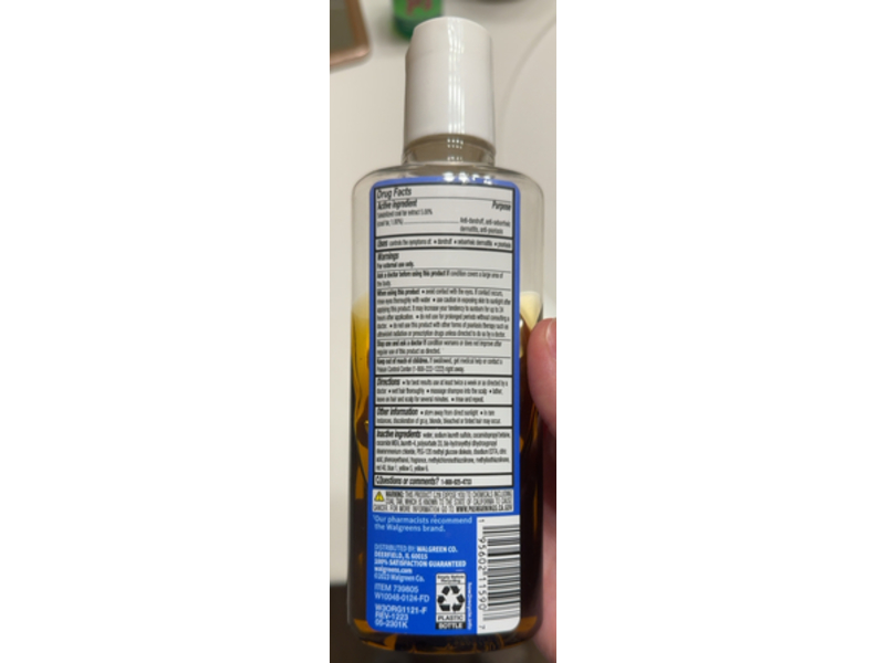 Walgreens Extra Strength T-Gel Shampoo, Coal Tar, 6 fl oz/177 mL