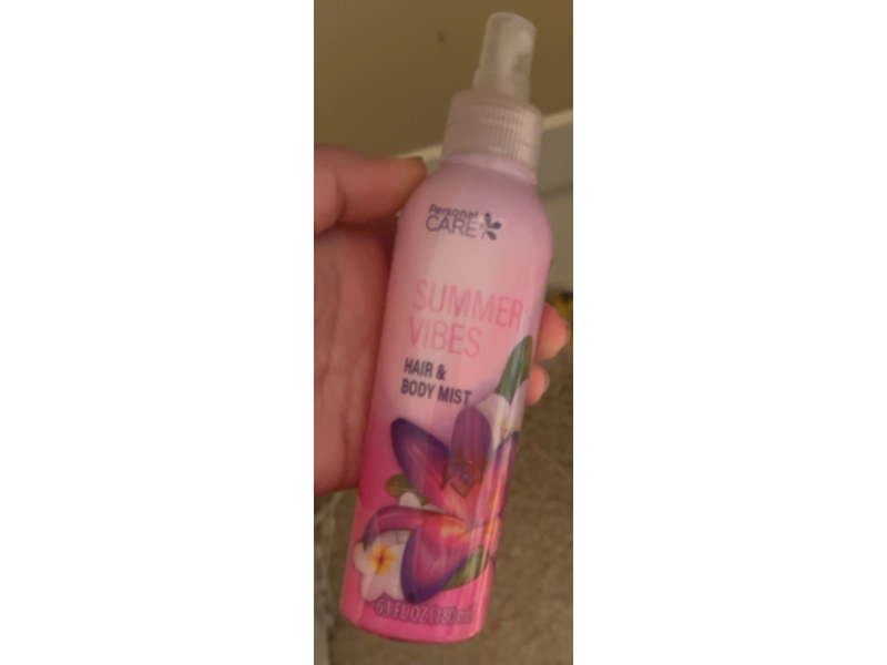 Personal Care Hair & Body Mist, Summer Vibes, 6.1 fl oz/180 mL