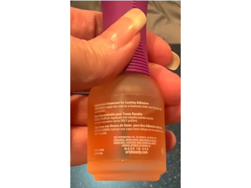 Orly Rubberized Basecoat, Bonder, 0.6 fl oz/18 mL