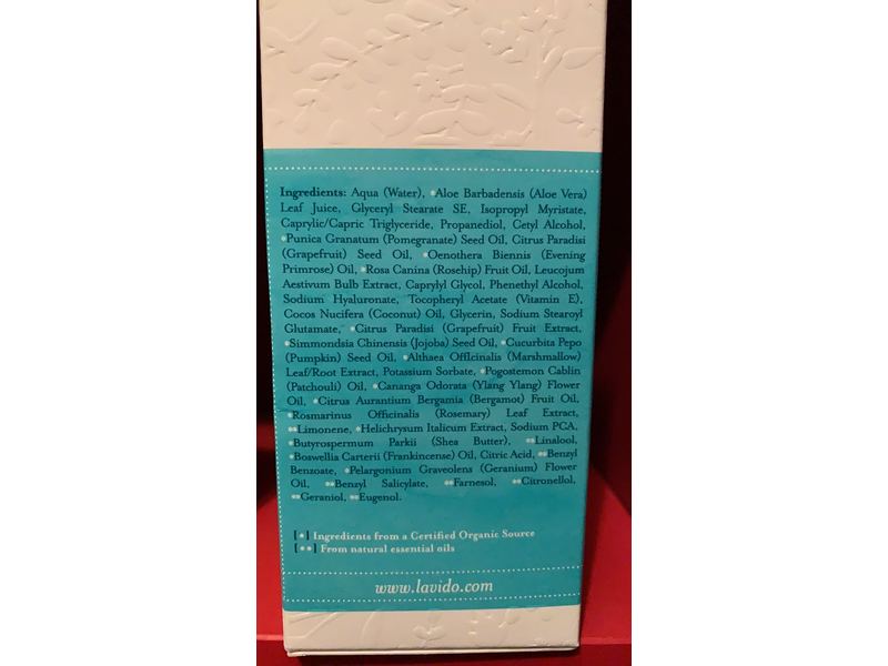 Lavido Natural Renewal Neck Cream, 1.69 fl oz