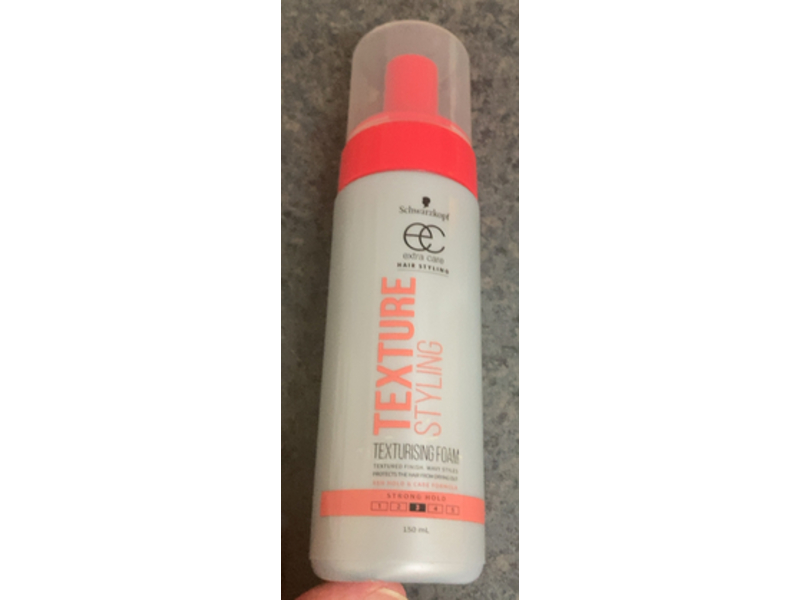 Schwarzkopf Extra Care Hair styling Texturising Foam, Strong Hold, 150 mL