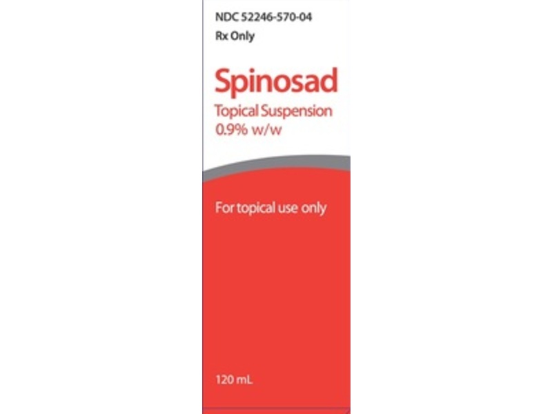 Spinosad Topical Suspension 0.9%, 120 mL, ParaPRO (Rx)