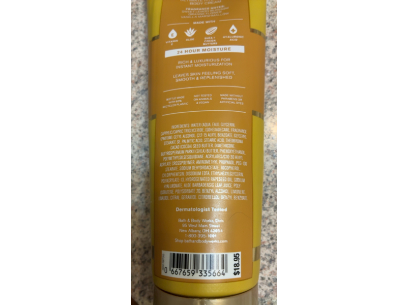 Bath & Body Works Ultimate Hydration Body Cream, Loyal To You, 8 oz/226 g