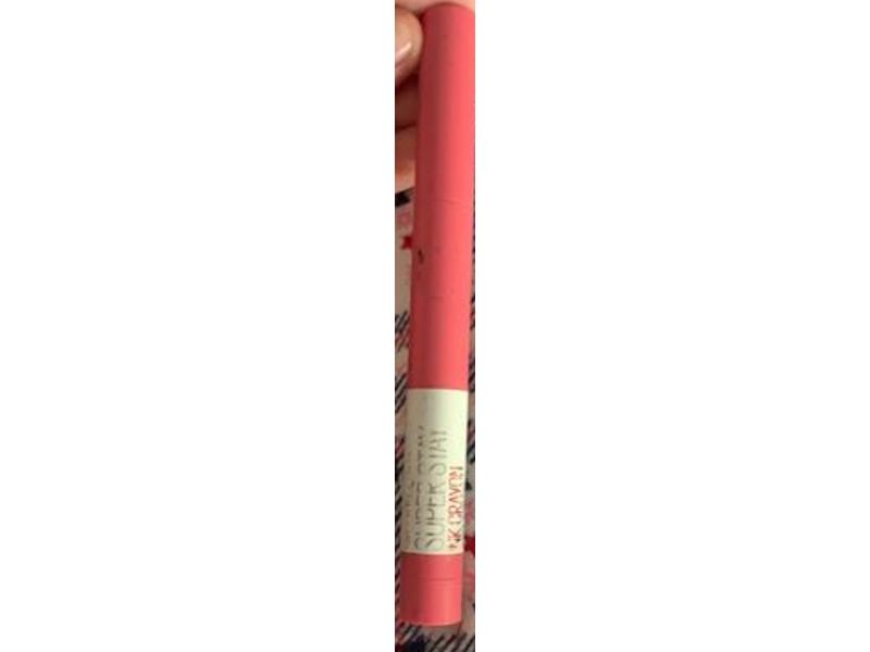 Maybelline New York SuperStay Ink Crayon Lipstick, Seek Adventure, 0.04 oz
