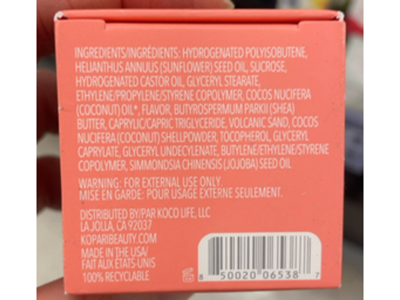 Kopari Lip Scrubby, 0.6 oz/18 g