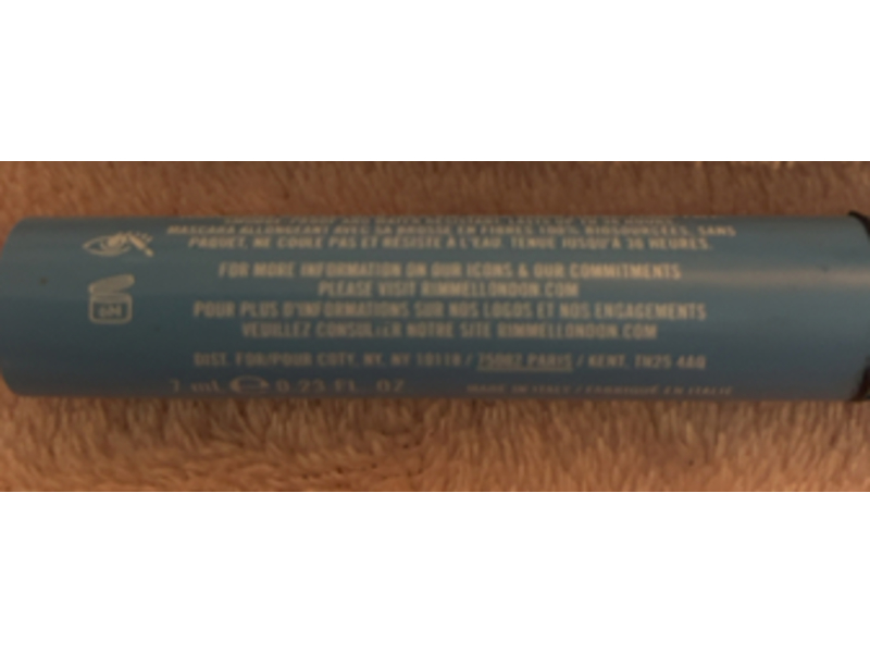 Rimmel London Kind & Free Mascara, 001 Black, 0.23 fl oz/7 mL