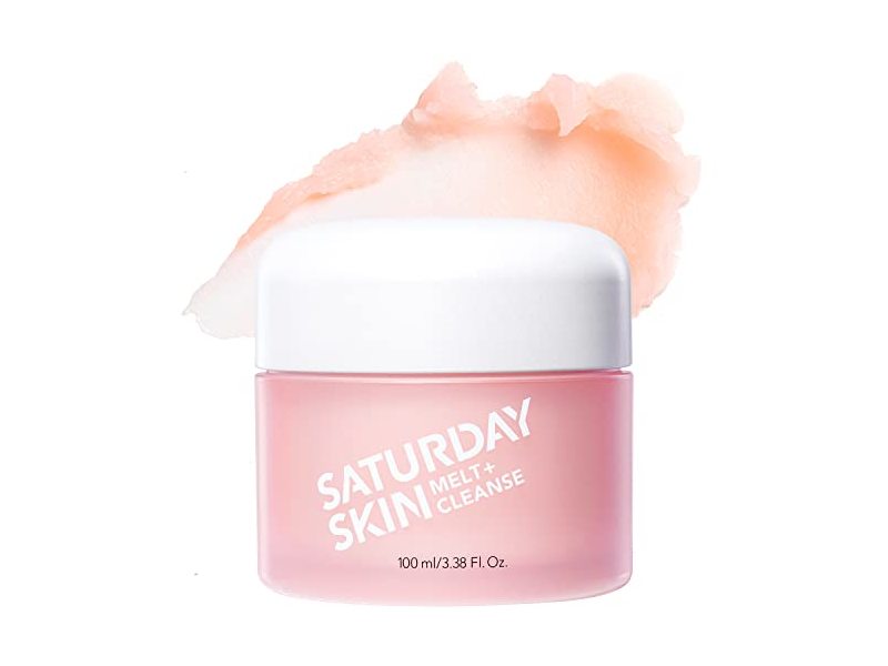 Saturday Skin Melt+Cleanse Makeup Melting Balm, 3.38 fl oz/100 mL