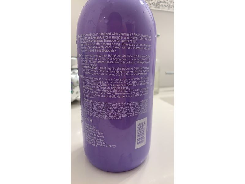 Luseta Biotin & Collagen Conditioner, 33.8 fl oz/1 L