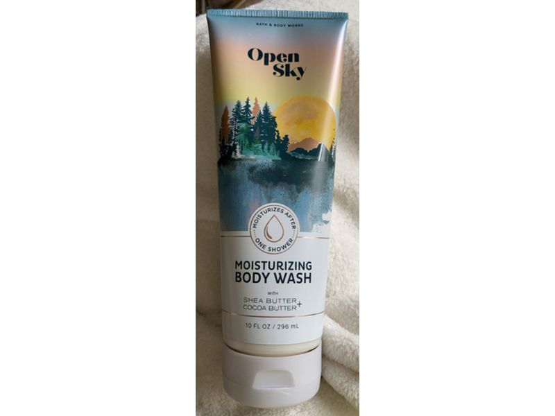 Bath & Body Works Open Sky Moisturizing Body Wash, Shea Butter + Cocoa Butter, 10 fl oz/296 mL