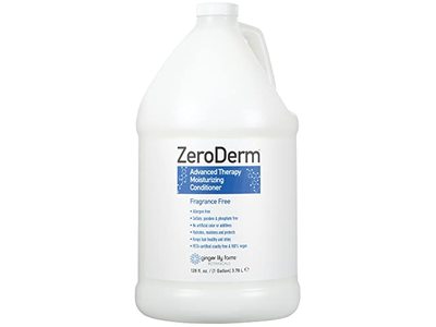 Ginger Lily Farms Botanicals ZeroDerm Advanced Therapy Moisturizing Conditioner, Fragrance-Free, 128 fl oz/3.78 L